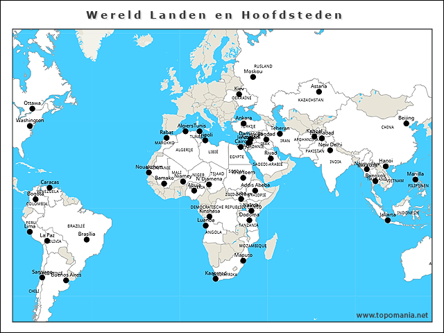wereld-landen-en-hoofdsteden-(kwc-hv3)