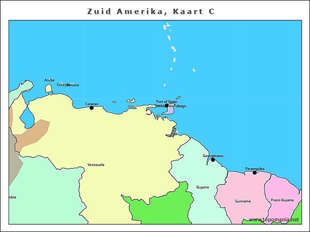 zuid-amerika-kaart-c