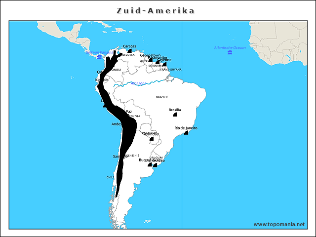 topografie-zuid-amerika-groep-8