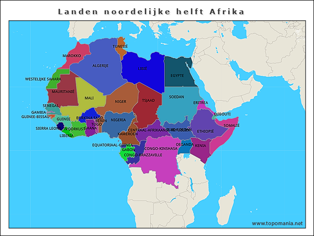 landen-noordelijke-helft-afrika
