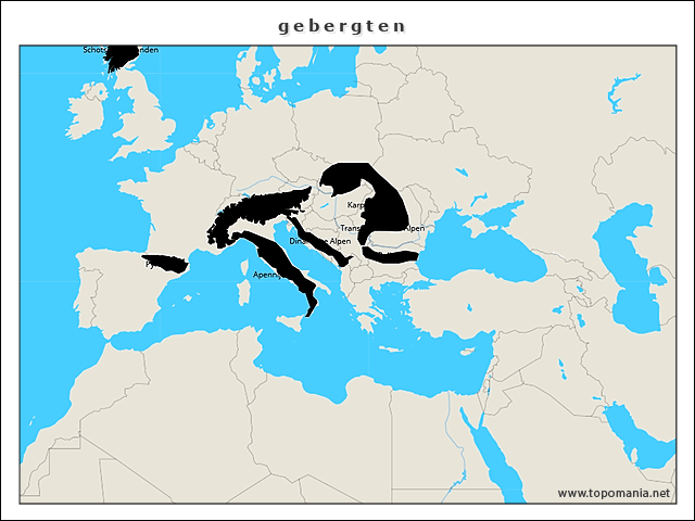 gebergten