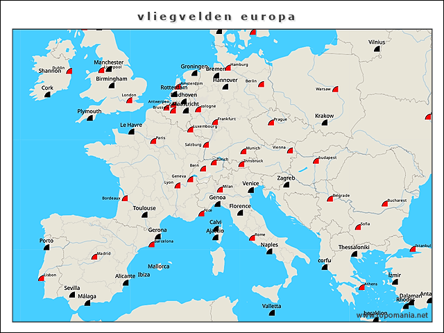 vliegvelden-europa