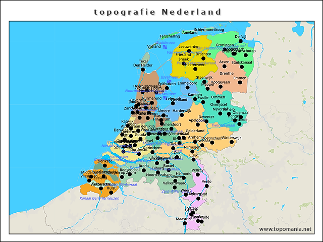 topografie-nederland