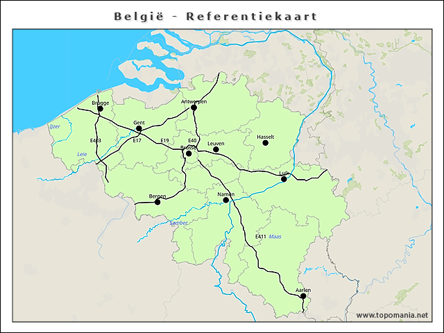 belgie-referentiekaart