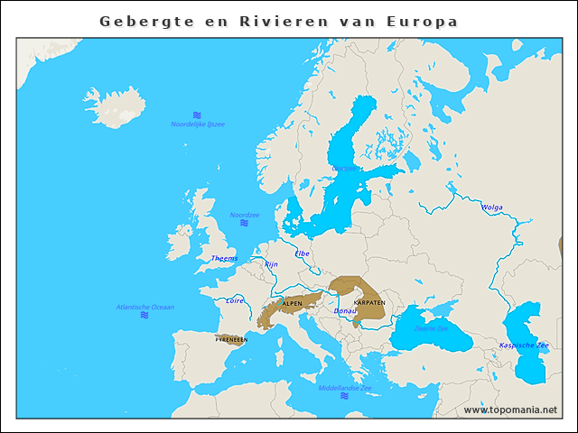 gebergte-en-rivieren-van-europa