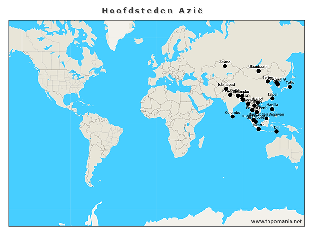 hoofdsteden-azie
