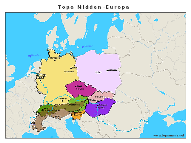 topo-midden-europa