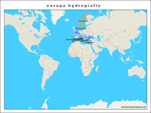 europa-hydrografie