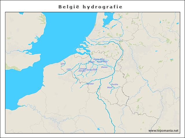 belgie-hydrografie