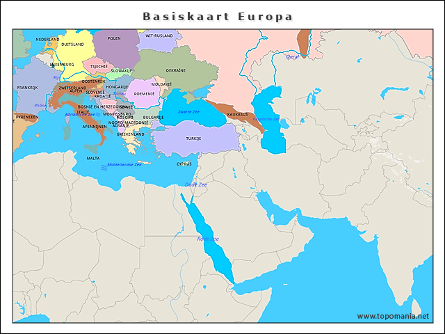 basiskaart-europa