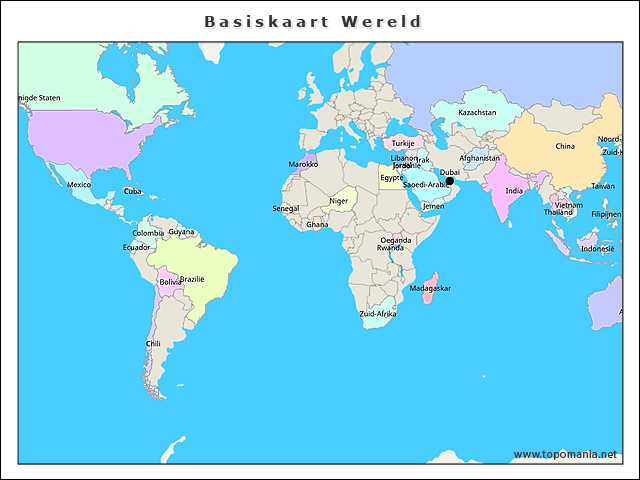 basiskaart-wereld