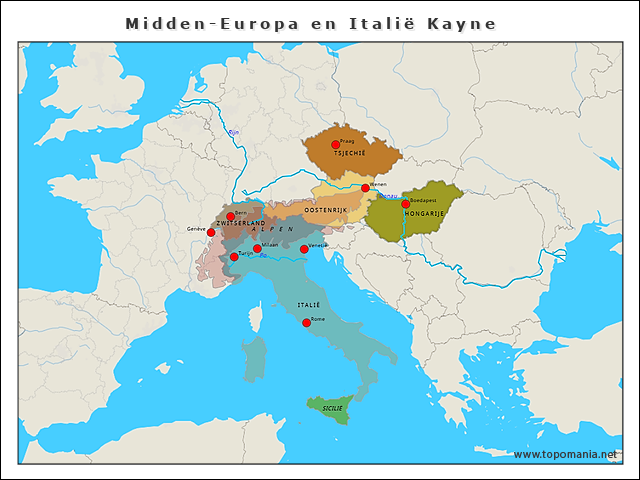 midden-europa-en-italie-kayne