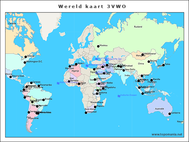 wereld-kaart-3vwo
