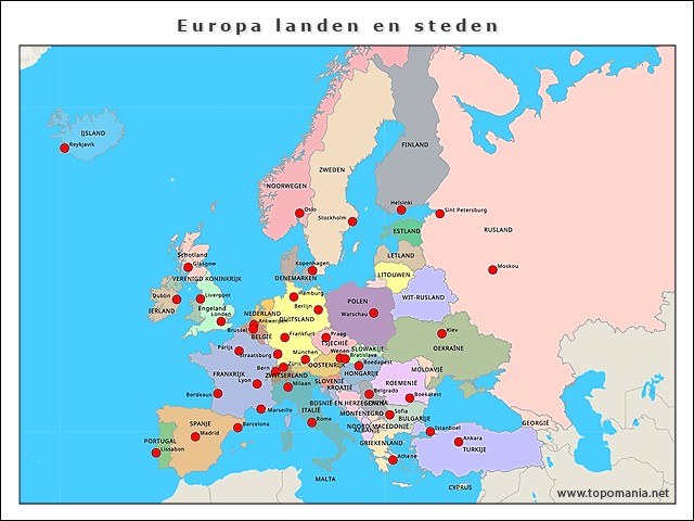 europa-landen-en-steden-daan