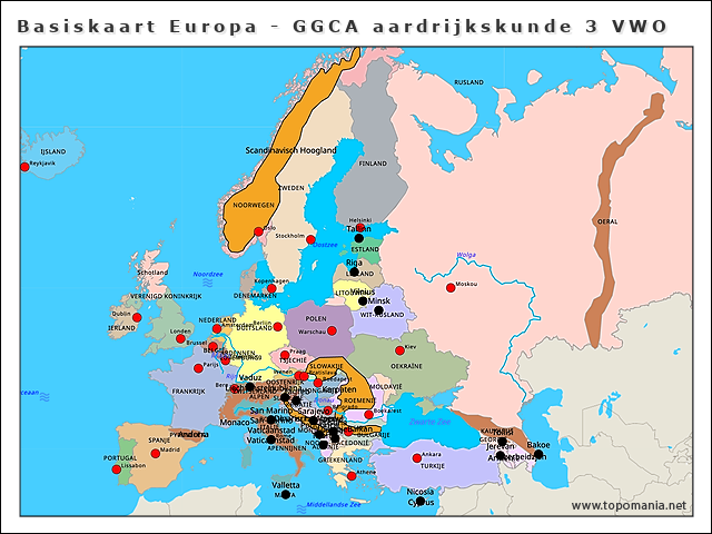 basiskaart-europa-ggca-aardrijkskunde-3-vwo