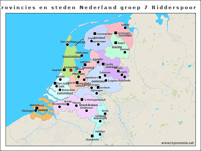 provincies-en-steden-nederland-groep-7-ridderspoor