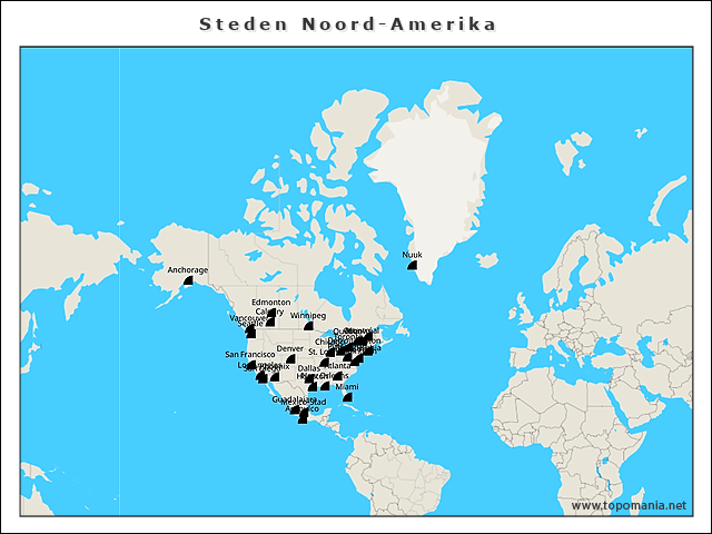 steden-noord-amerika