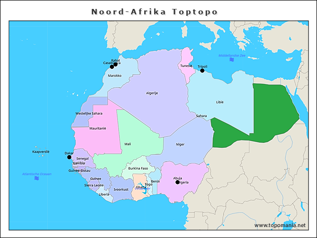 noord-afrika-toptopo