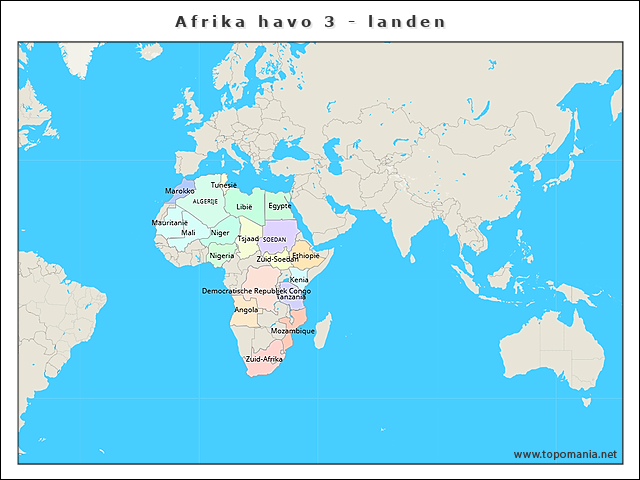 afrika-havo-3-landen
