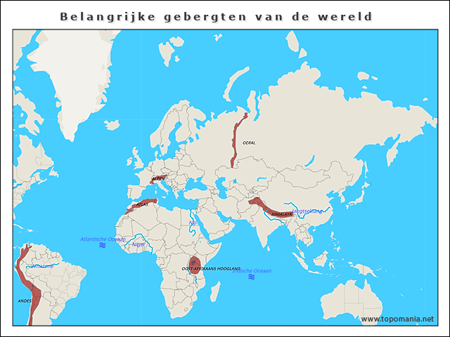 belangrijke-gebergten-van-de-wereld