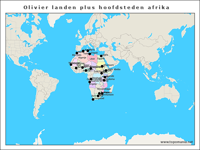 olivier-landen-plus-hoofdsteden-afrika
