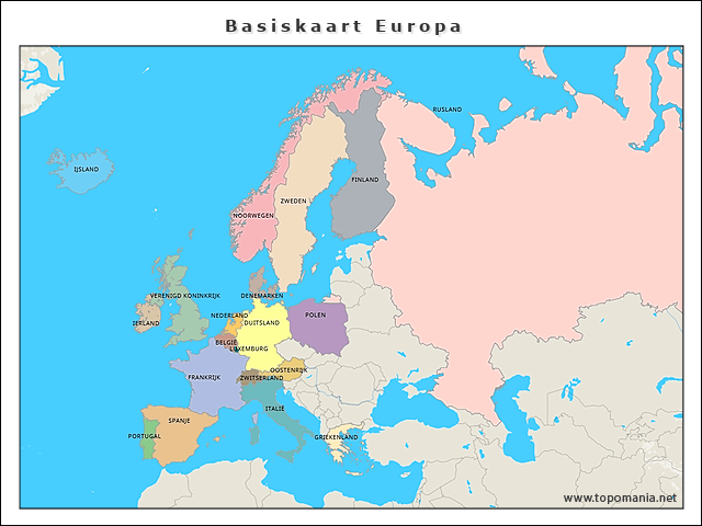 basiskaart-europa-landen-groep-6