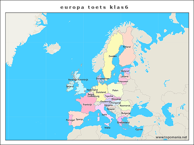 europa-toets-klas6