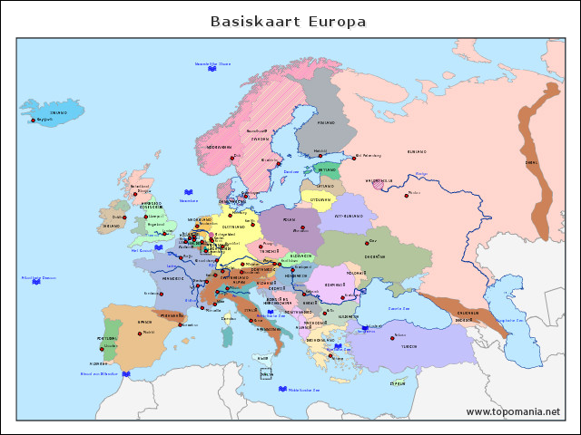 basiskaart-europa