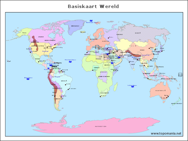 basiskaart-wereld