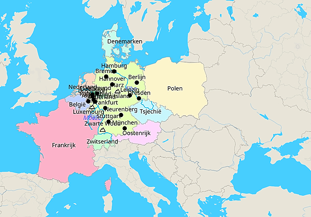 Geography duitsland en zijn buurlanden | www.topomania.net